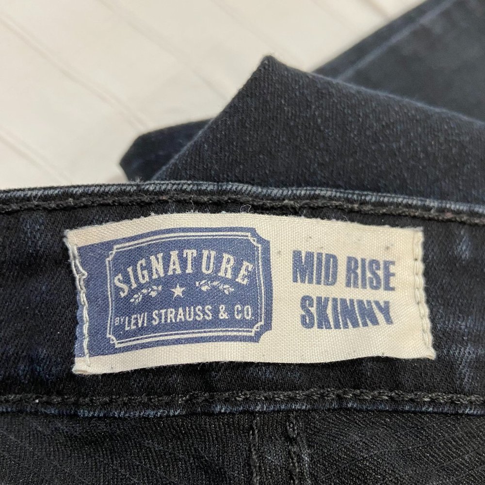 Levi's ladies skinny jeans black in size 16 L - Picture 3 of 6